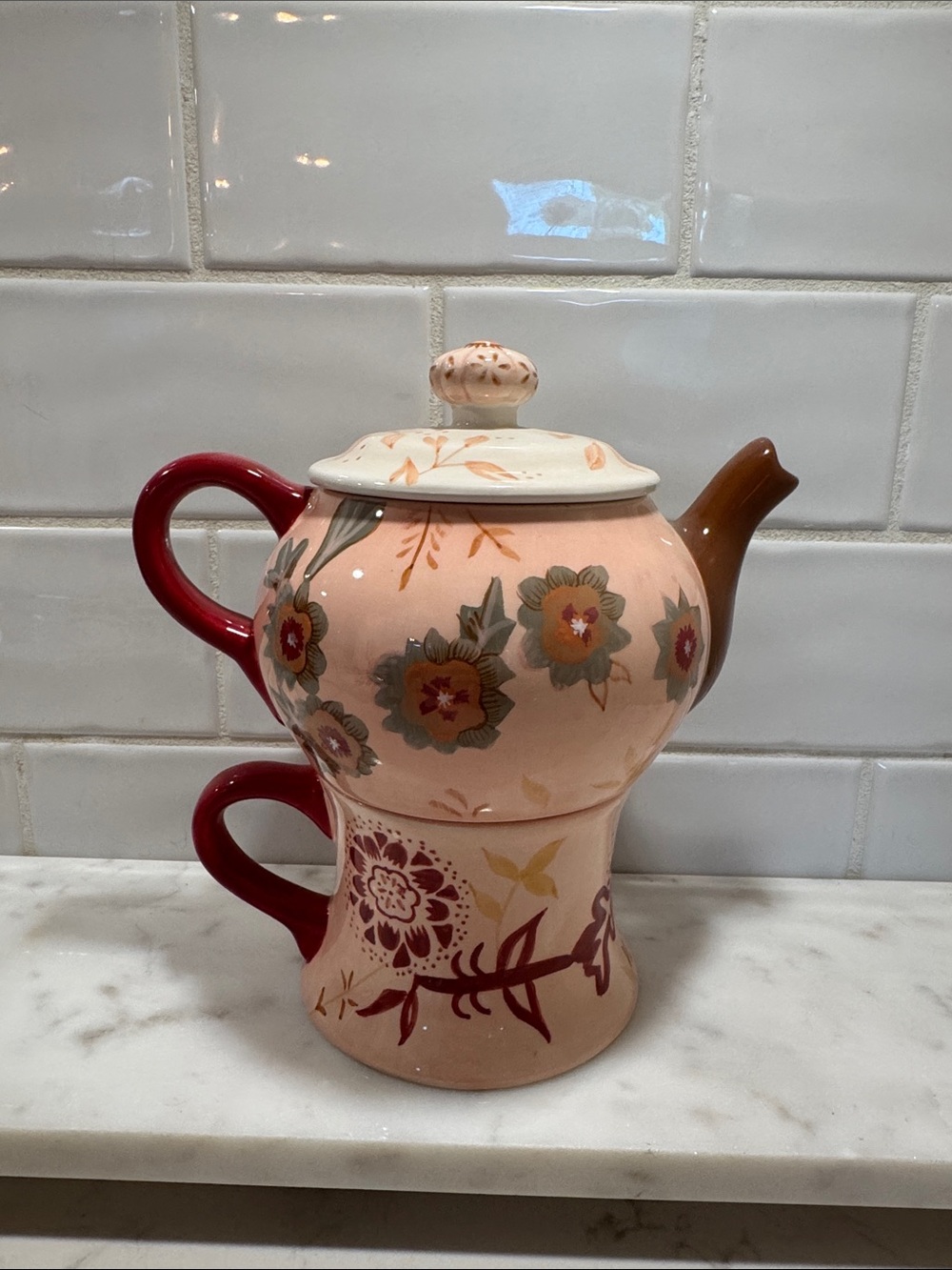 Cottagecore Tracy Porter “Lorelei” collectible Tea for One stackable . NWT